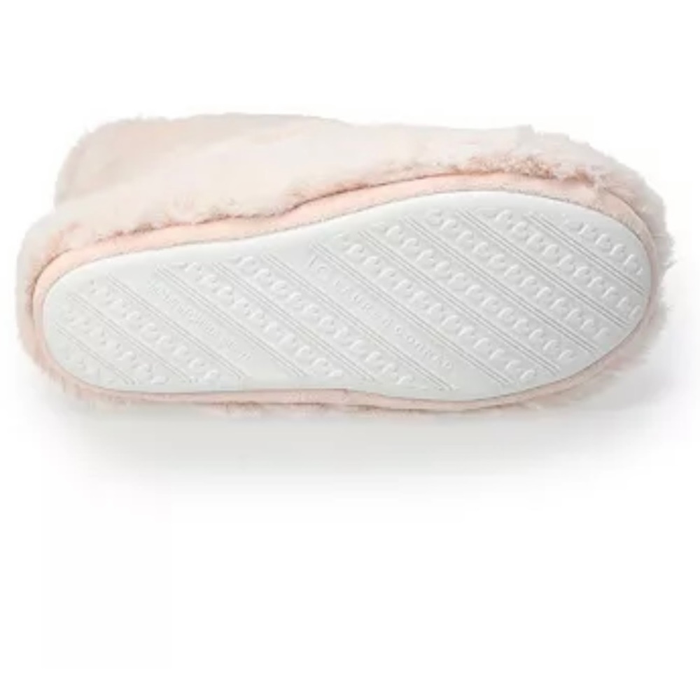 Lauren Conrad BLACK FAUX FUR ALLOVER BOOTIE SLIPPERS-SIZE M(7-8) NWTs sealed - Picture 8 of 8